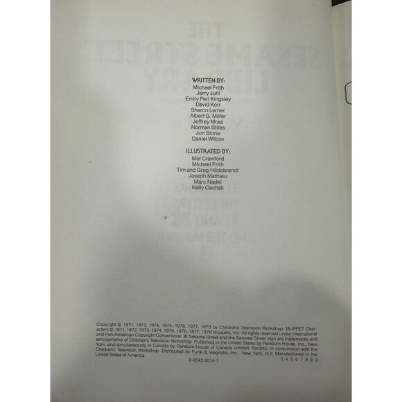 Vintage Sesame Street Library 4 Book Bundle- volumes 3, 4, 6, 7 - Picture 7 of 14